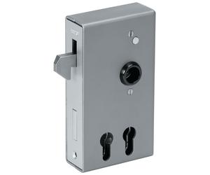 AMF Boîte de serrure pour porte coulissante 140SD-40Z pour cylindre double sans changement blanc - 16212