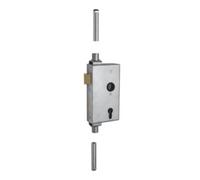 AMF Boîtier de fermeture AMF 140UMVV-40ZW, verrouillage multiple avec serrure galvanisée (142UMV) Quantité:1