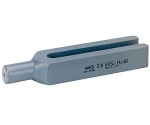 AMF Bride de serrage à fourche DIN6315C 11x125 laquée avec talon de serrage rond - 70714