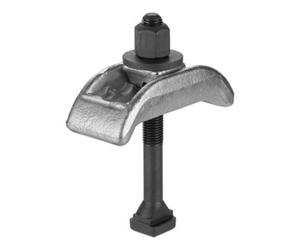 AMF Fer de serrage no.6314V 22-M20x20x160 laqué, biseauté avec vis d'appui réglable Quantité:1