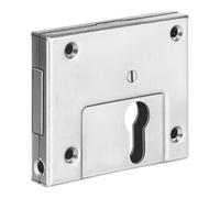 AMF Serrure à pêne AMF 49Z embout mâle 60mm galvanisée avec gâche d'angle Quantité:1