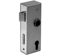 AMF Serrure avec Coffre étroit, Brut (141U-10629), Argent