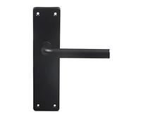Amig 12615 | Poignée en aluminium avec plaque AL4P | 222 x 55 mm | Aluminium | Noir