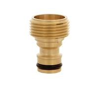 Amig - Adaptateur de tuyau - Adaptateur mâle 3/4" - Connexion rapide; Filetage sécurisé - 3/4" - Laiton - Mat