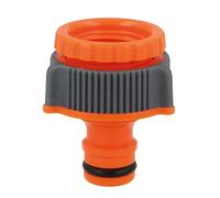 Amig - Adaptateur Et Réducteur Pour Raccords De Robinet | 1/2" Et 3/4" | Connexion Rapide Et Facile Pour Les Tuyaux D'Eau | Résistant Au Gel Et Aux Uv | Plastique Abs Et Caoutchouc | Orange Et Gris