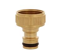 Amig - Adaptateur Pour Robinet De Tuyau 3/4" | Connexion Rapide Et Facile Pour Tuyaux D'Eau | Résistant À La Corrosion Et Aux Intempéries | Laiton | Mat