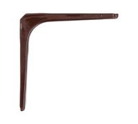 Amig - Angle en acier polyvalent et résistant - Facile à installer - Idéal pour serrures et stores - Lot de 50 pièces - acier-marron, 100 x 100 mm