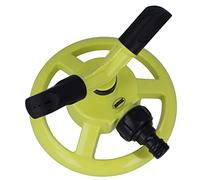 Amig - Arroseur Rotatif Avec 2 Buses | Arroseur De Pelouse | Ø150 x 110 mm | 2 Bras Rotatifs Et Connecteurs Rapides | Surface Jusqu'À 34 m² | Plastique Abs | Vert Pistache Et Noir