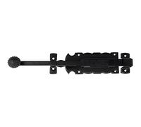 Amig - Axe 410 | Goupille de superposition en acier | Design forgé pour portes rustiques | Noir, 400 mm, Acier allié