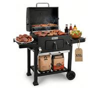 Amig - Barbecue au charbon de bois XXL - Fireplus, barbecue portable - Grill sur roues et avec