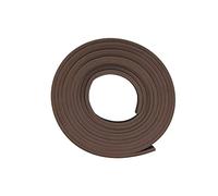 Amig - Bas de porte adhésif en caoutchouc | 6 mètres en 2 bandes de 3 mètres | Marron | Isolant pour interstices de 1 à 3,5 mm