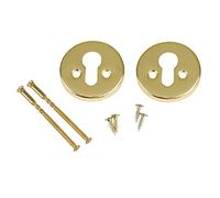 Amig - Bocallaves Modèle 25 Haute Tension | Verrou à Plaque | Cylindre à Bouton | Charnière Décoratif | Amig Cadenas à Clés en Laiton, Laiton Verni, Acier