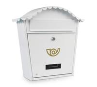 Amig - Boîte aux Lettres Extérieure - Boîte à Courrier pour Façade et Entrée de Maison - Grande Capacité et Serrure Sécurisée - 360 x 260 x 80 mm - Acier - INOX Brossé