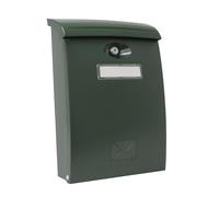 Amig - Boîte aux Lettres Extérieure Modèle 7 | Haute Résistance | Design Moderne | Installation Facile | Idéale pour Habitations | Confidentialité Garantie | Vert | Plastique