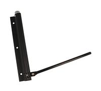 Amig - Boulon à ressort en aluminium avec soutien-gorge en acier inoxydable Mod. 200 | 190 x 180 mm | Régulation de la puissance de fermeture des portes légères | Maximum 40 kg | Finition noire mate