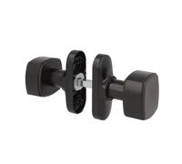 Amig - Bouton de Porte Carré en Aluminium - Robuste et Élégant pour Intérieur - Installation Facile - Idéal pour Maison et Bureau, Noir - 81x31 mm - Aluminium