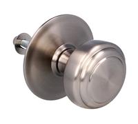 Amig bouton de porte d'entrée - chromé mat