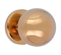 Amig - Bouton de porte | Fabriqué en acier inoxydable | Poignée : Ø70 mm | Doré | Résistant au frottement, à la rouille et à la corrosion