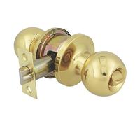 Amig - Bouton de Porte Rond en Laiton Poli 610 | Serrure à Encastrer Clé pour Meuble | Design Élégant et Moderne | Sécurité Renforcée, Bleu, Standard, Laiton