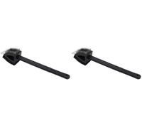 Amig - Brosse de Nettoyage Barbecue 3 en 1 AM20 - Acier Inoxydable 201 + éponge + Manche en polypropylène - 37 x 6 cm - pour Le Nettoyage des grilles (Lot de 2)