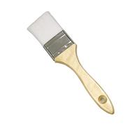 Amig - Brosse en nylon blanc spéciale pour le nettoyage Mod. 4024 | 70 mm | Virole nickelée et confortable manche en bois verni | Convient à plusieurs surfaces.