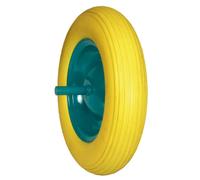AMIG - Brouette roue anti-crevaison 2610 - Ø360 x 80 x 220 mm - Polyuréthane - Jaune