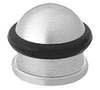 Amig - Butée en acier inoxydable avec caoutchouc 18/8 pour portes de passage, avec accessoires de fixation | Verrouillateurs de porte - Empêche les chocs et protège les murs