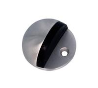 Amig - Butoir De Porte | Ø45 X 25 mm | Fixation Au Sol Avec Vis | Dispositif De Retenue Simple pour Protéger les Murs Contre les Coups, Rayures | Empêche les Claquements | Acier Inoxydable 18/8 Mat
