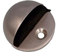 Amig - Butoir De Porte | Ø45 X 25 mm | Fixation Au Sol Avec Vis | Simple Support pour Protéger les Murs Contre les Coups Et les Rayures | Empêche les Claquements | Zamak Argent Brillant