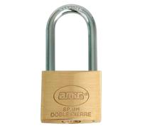 Amig - Cadenas de sécurité | Laiton et Anse en Acier | Comprend 2 Clés | Largeur 40 mm | Idéal pour Casiers de Gymnase, Portes, Armoires, Valises, Sacs à Dos