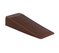 Amig Cale en plastique inclinée marron foncé avec surface antidérapante pour portes de passage intérieures, protège les murs et les meubles, pour tout type de sols