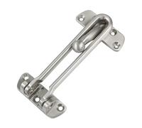 Amig - Chaîne de sécurité pour portes Mod. 2 | Longueur de la barre : 120 mm | Poignée encastrée pour portes d'entrée | Fermeture robuste avec barre latérale | Zamak Argenté
