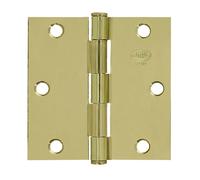 AMIG - Charnière 1010 - 3'' x 3'' (76 x 76 x 1,6 mm) - Acier - Laitonné verni