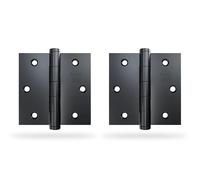 AMIG - Charnière 2010 - 3'' x 3'' (76 x 76 x 2 mm) - Acier inoxydable AISI 304 - Noir