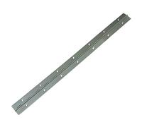 Amig - Charnière de piano | 1020 x 32 x 0,7 mm | Carrés | Idéal pour tenir fermement les portes d'armoires et les couvercles de boîtes ou coffres | Acier inoxydable 18/8 mat