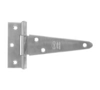 Amig - Charnière En T Mod. 550INOX | Pour Portes Battantes Lisses D'entrée Et De Passage, Intérieures Et Extérieures, Armoires | 104 X 89 X 2mm | Acier Inoxydable 18/8 | Mat | Montage Facile Et Rapide