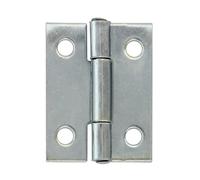 Amig - Charnière Étroite | 25 X 20 mm | Multi-Usage | Bords Carrés | Ouverture Et Fermeture Silencieuses | Maintien Ferme De La Porte | Acier Zingué