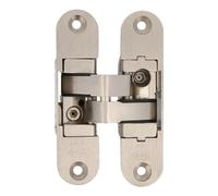 AMIG - Charnière invisible 1028 - 111 x 29 x 37 mm - Zamak - Chromé mat - Droite
