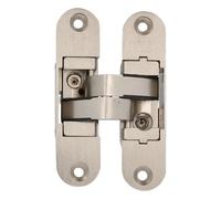 AMIG - Charnière invisible 1028 - 95 x 23 x 30 mm - Zamak - Chromé mat - Gauche
