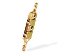 Amig - Charnière laitonée pour Armoires - Zamak - 79 x 40 mm - Démontable - Résistante à la corrosion et Durable - Facile à Installer