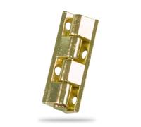 Amig - Charnière pour Armoires - Zamak - Laitonné - 40 x 9 mm - Démontable - Matériau Résistant Durable - Facile à Installer