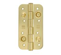 AMIG - Charnière sécurité 571 - 150 x 82 x 3 mm - Acier - Laitonné verni