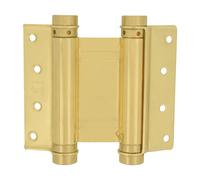 AMIG - Charnière va-et-vient double action 3037 - 100 x 126 mm - Acier - Laitonné verni