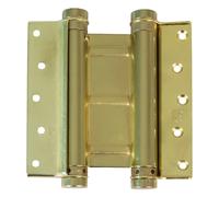AMIG - Charnière va-et-vient double action 3037 - 75 x 126 mm - Acier - Laitonné verni