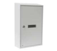 Amig - Collecteur de Lettres en Acier - Boîte aux Lettres Murale extérieure pour courrier - Design résistant et sécurisé - 360 x 260 x 80 mm - Acier - Finition Noire
