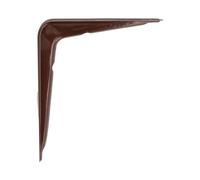 AMIG - Console d'étagère 6 - 200 x 150 mm (8'' x 6'') - Acier - Marron