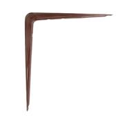 AMIG - Console d'étagère 6 - 350 x 300 mm (14'' x 12'') - Acier - Marron