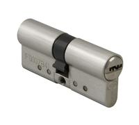 Amig - Cylindre de Sécurité Modèle 10010 avec Système Antibumping | Serrure pour Menuiserie Métallique | Double Embrayage | Came de 13mm | Comprend 5 clés | Laiton | 62 (31-31 mm) | Chromé Mat