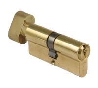 Amig Cylindre de serrure à bouton - Laiton mat