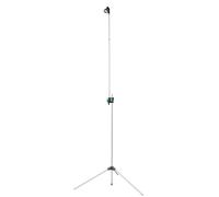 Amig - Douche extérieure réglable de 1,35 à 2,35 m pour jardin, piscine ou camping | Portable et léger en aluminium et ABS avec support de trépied stable et levier de réglage de hauteur